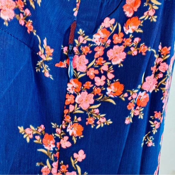 Old Navy | Navy Blue Floral Sleeveless Dress - Picture 10 of 12